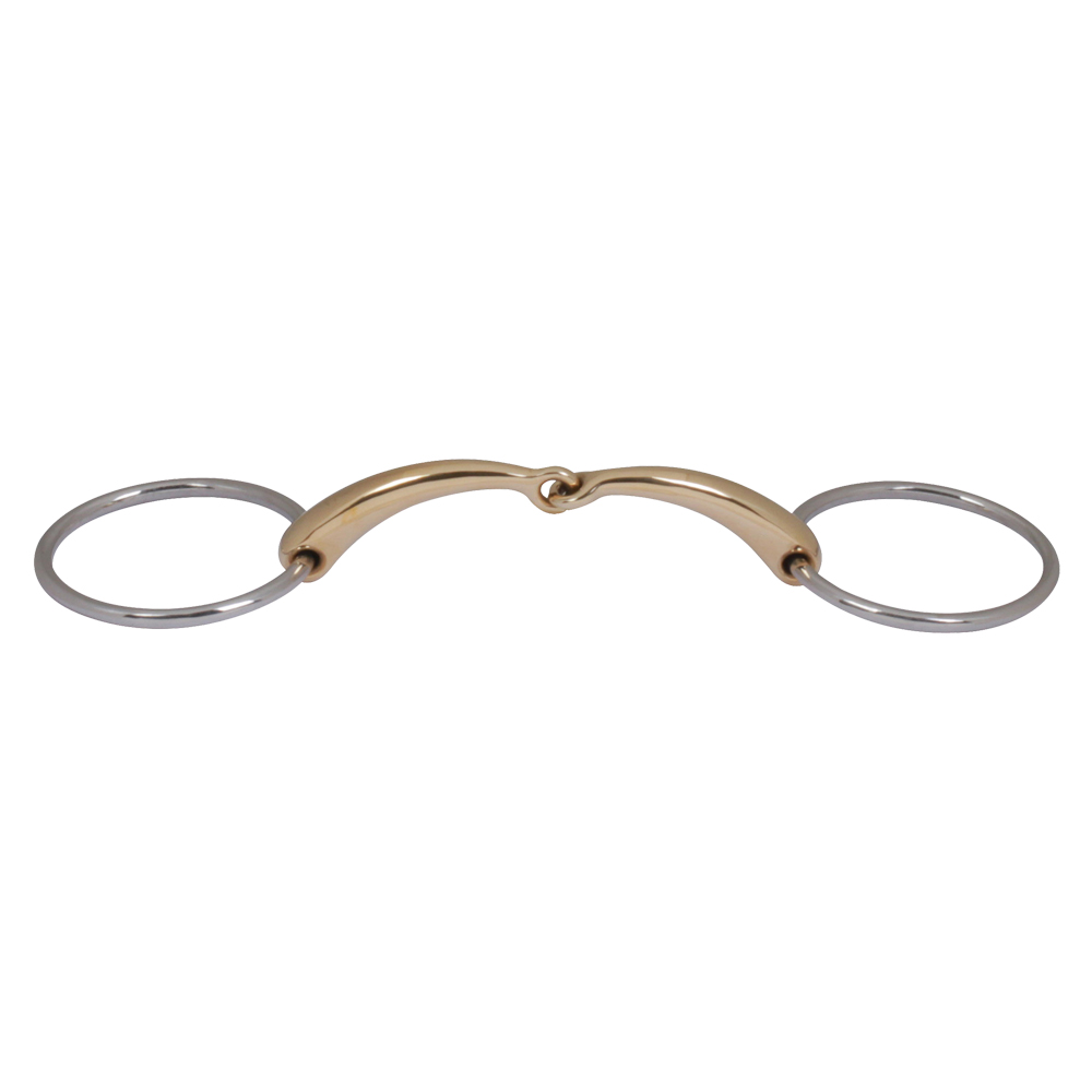 LOOSE RING SNAFFLE SINGLE JOINTED BIT 