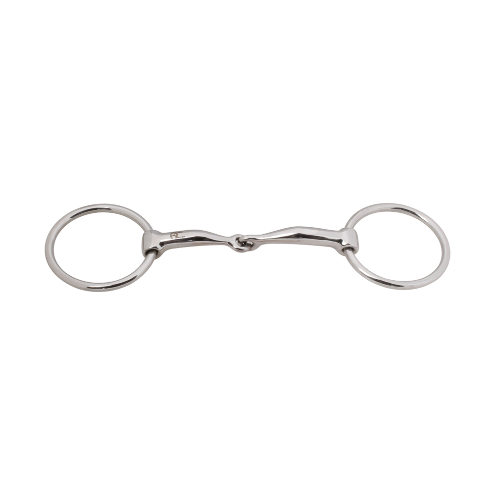 Loose Ring Snaffle Single Jointed Curved Mouth - Ahmed Corporation