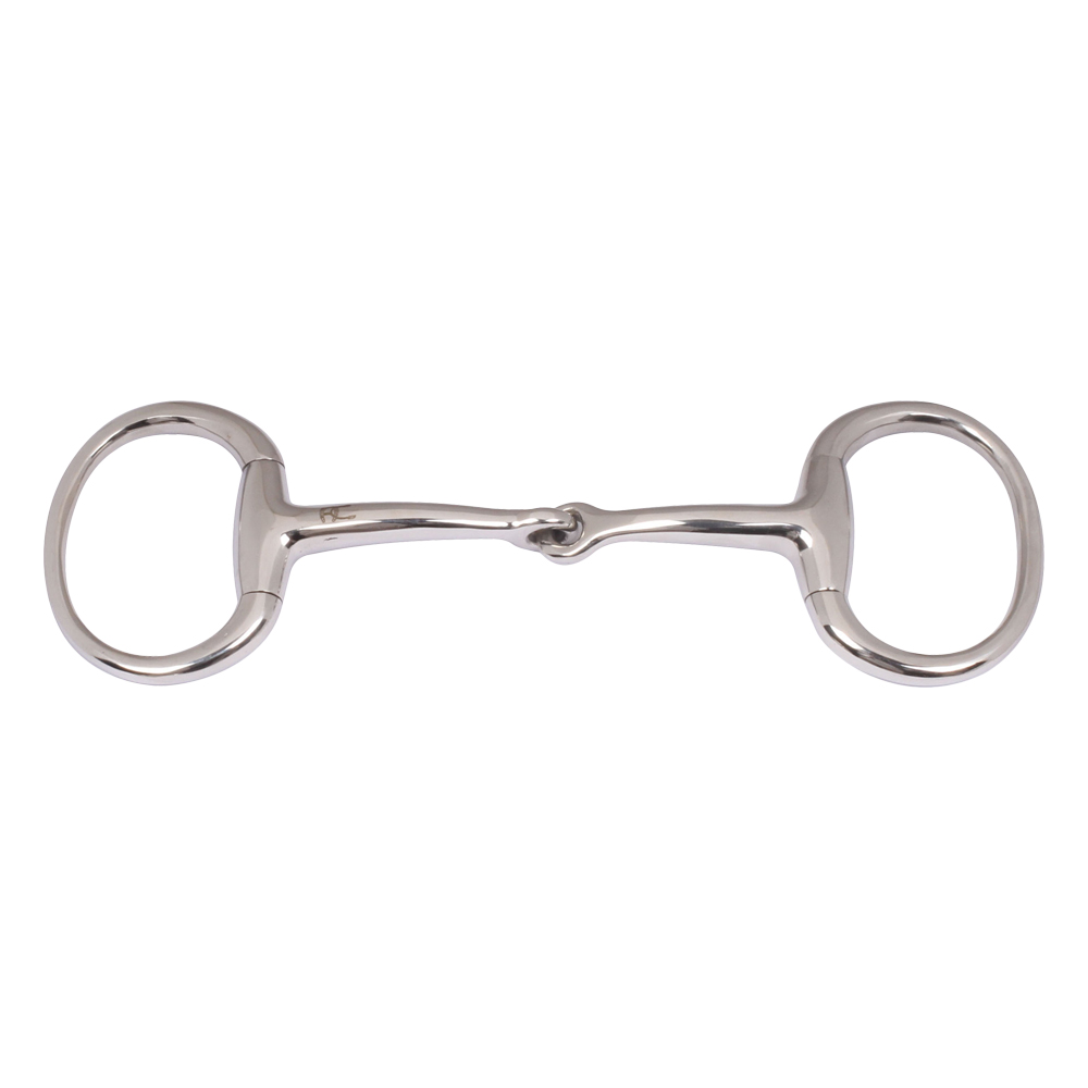 Eggbutt Snaffle Single Jointed SS Mouth Bit with Oval Rings - Ahmed ...