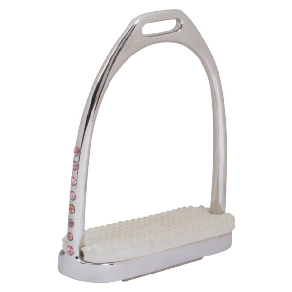 Fillis Stirrup Bling pink Crystals