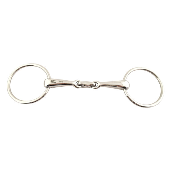 Loose Ring Double Jointed Stainless Steel Bit with Tolt Link