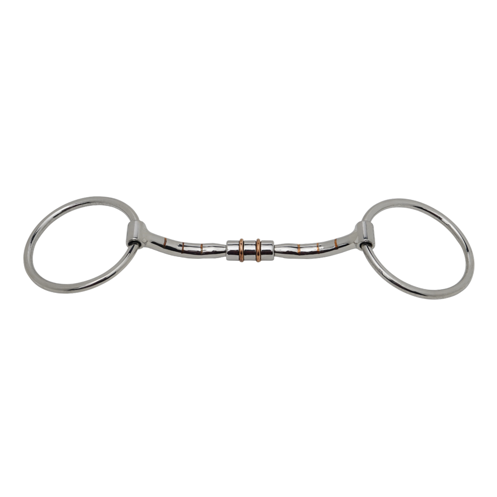 Loose Ring Roller Mouth with Double Copper Roller and copper Inlays, - Image 2