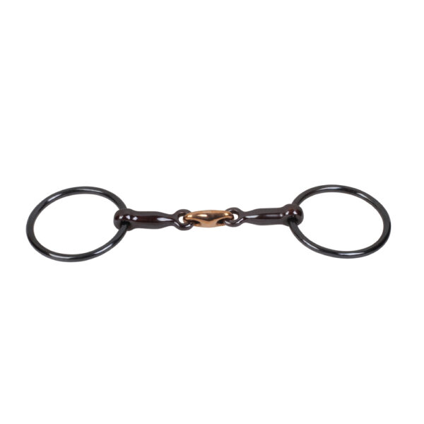Loose Ring Double Jointed Sweet Iron Bit with Mild Steel Sweet Iron Rings