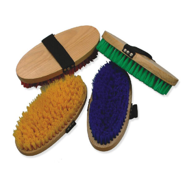 Body Brush with Wooden back