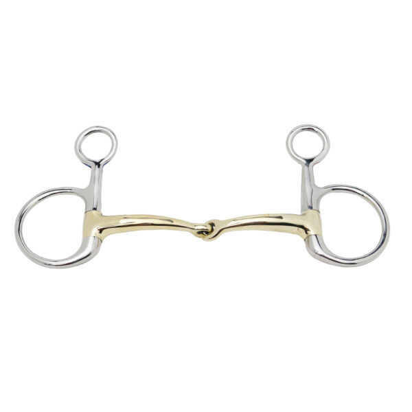 Baucher Bit Curved Mouth Single Jointed Cuprium bit
