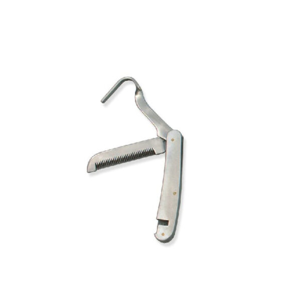 Alluminium Knife with hoof pick & Thinning Blade