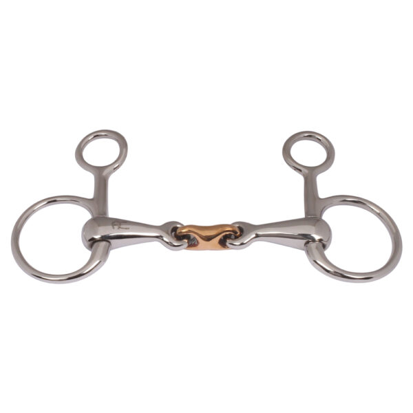 Baucher Bit Double Jointed  Mouth with Tolt Link