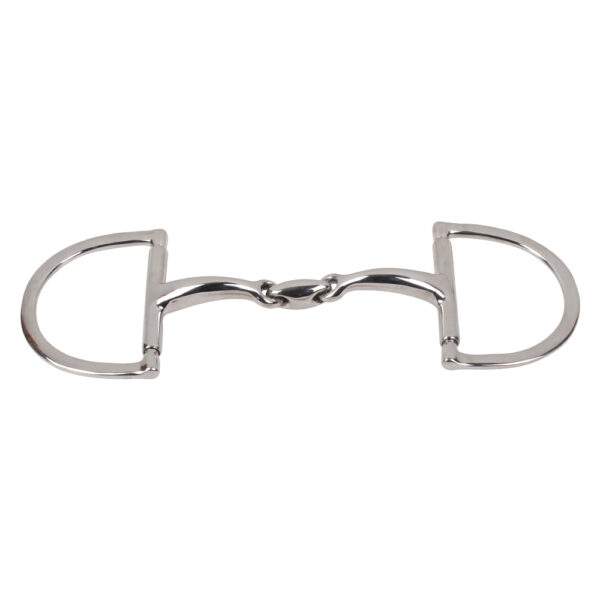 Dee Bit Pinch Free Double Jointed Curved Mouth with KK Link & Flat Rings
