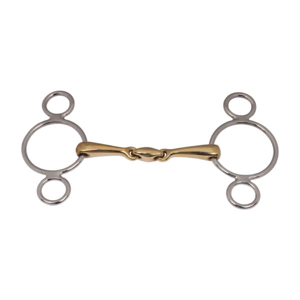 Pessoa 3 Ring Dble Jointed Cuprium Mouth Bit with KK Link