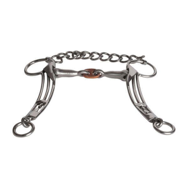Icelandic bit Double jointed  with Flat  link copper
