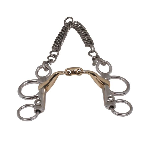 Verbindend Pelham Double jointed with 45 degree angle