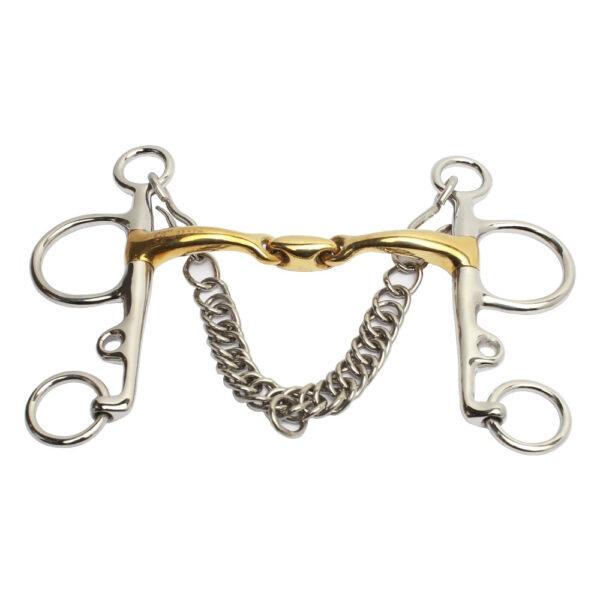 Pelham Curved Mouth Double Jointed with KK Link