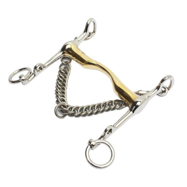 Weymouth Solid Mouth Special Low Port,Oval Shanks Bent Out