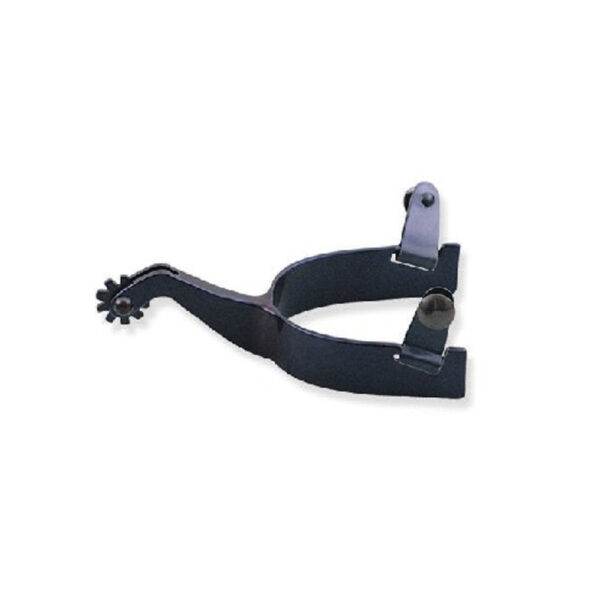 Blued Cutting Spur. 1" Band With Rowel No 5