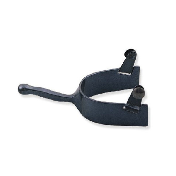 Blued Cutting Spur Blunt 15 Degree Offset, 1.25" Band