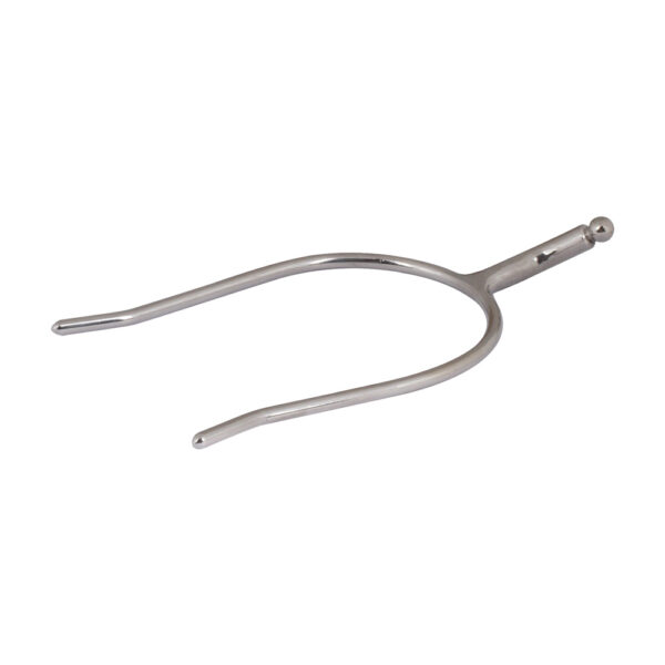 Quick On Silver spurs SS, Bent Off Set Neck Ball Head
