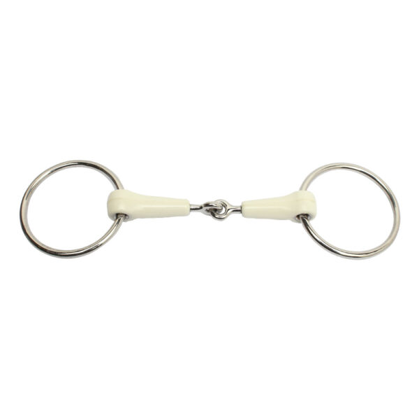 Loose Ring  Single Jointed Happy mouth Bit