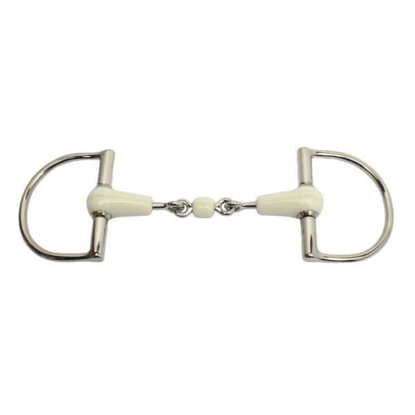 Dee Snaffle Happy Mouth Double Jointed with Moveable Center peanut